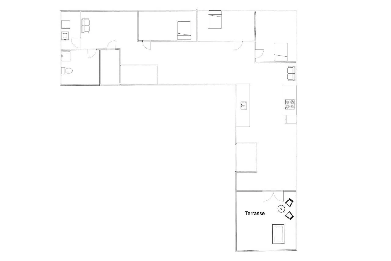 Spacious 3-Bedroom Apartment With A Rooftop Terrace In The Center Of Copenhagen Denmark